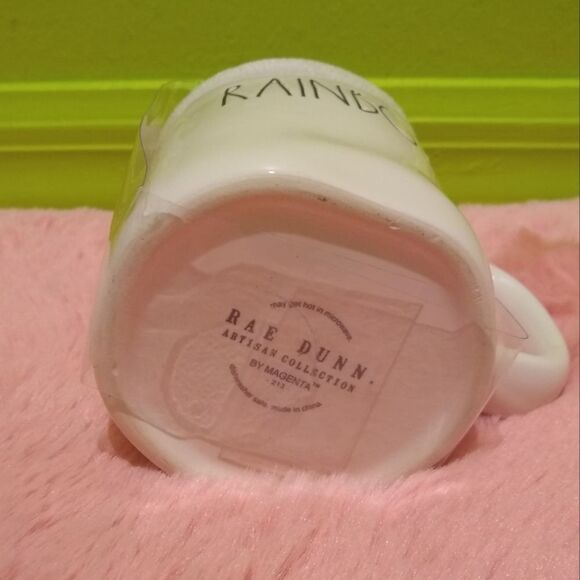 Rae Dunn Rainbow Embossed Ceramic Mug - Picture 3 of 3